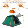 2pcs adjustable aluminum retractable waterproof pole, lightweight canopy pole, outdoor camping backpack sunshade, portable tent pole