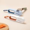 1pc 4-in1 Manual Knife Sharpener Scissor Sharpener Multifunctional Whetstone With Non-slip Bottom