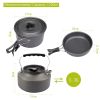 2-3 People Outdoor Teapot Set Pot Combination Camping Folding Pot Cookware Set